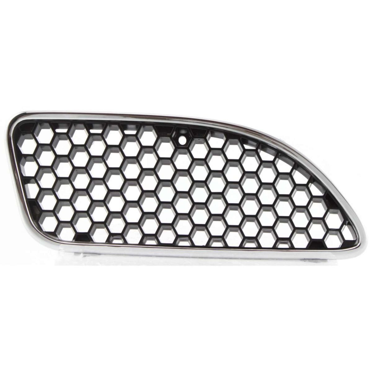 DAT AUTO PARTS BLACK AND CHROME GRILLE REPLACEMENT FOR 99-02 GRAND AM SE MODELS GM1200417 RIGHT PASSENGER SIDE