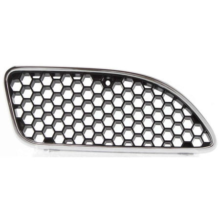 DAT AUTO PARTS BLACK AND CHROME GRILLE REPLACEMENT FOR 99-02 GRAND AM SE MODELS GM1200417 RIGHT PASSENGER SIDE