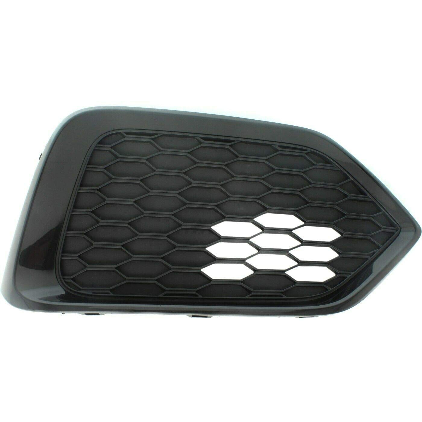 DAT AUTO PARTS Front Right Passenger Fog Light Hole Cover Insert Replacement for 2017-2019 Honda Civic Hatchback Except R With or Without Adaptive ...