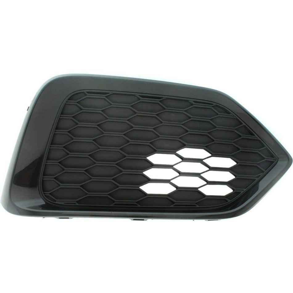 DAT AUTO PARTS Front Right Passenger Fog Light Hole Cover Insert Replacement for 2017-2019 Honda Civic Hatchback Except R With or Without Adaptive ...