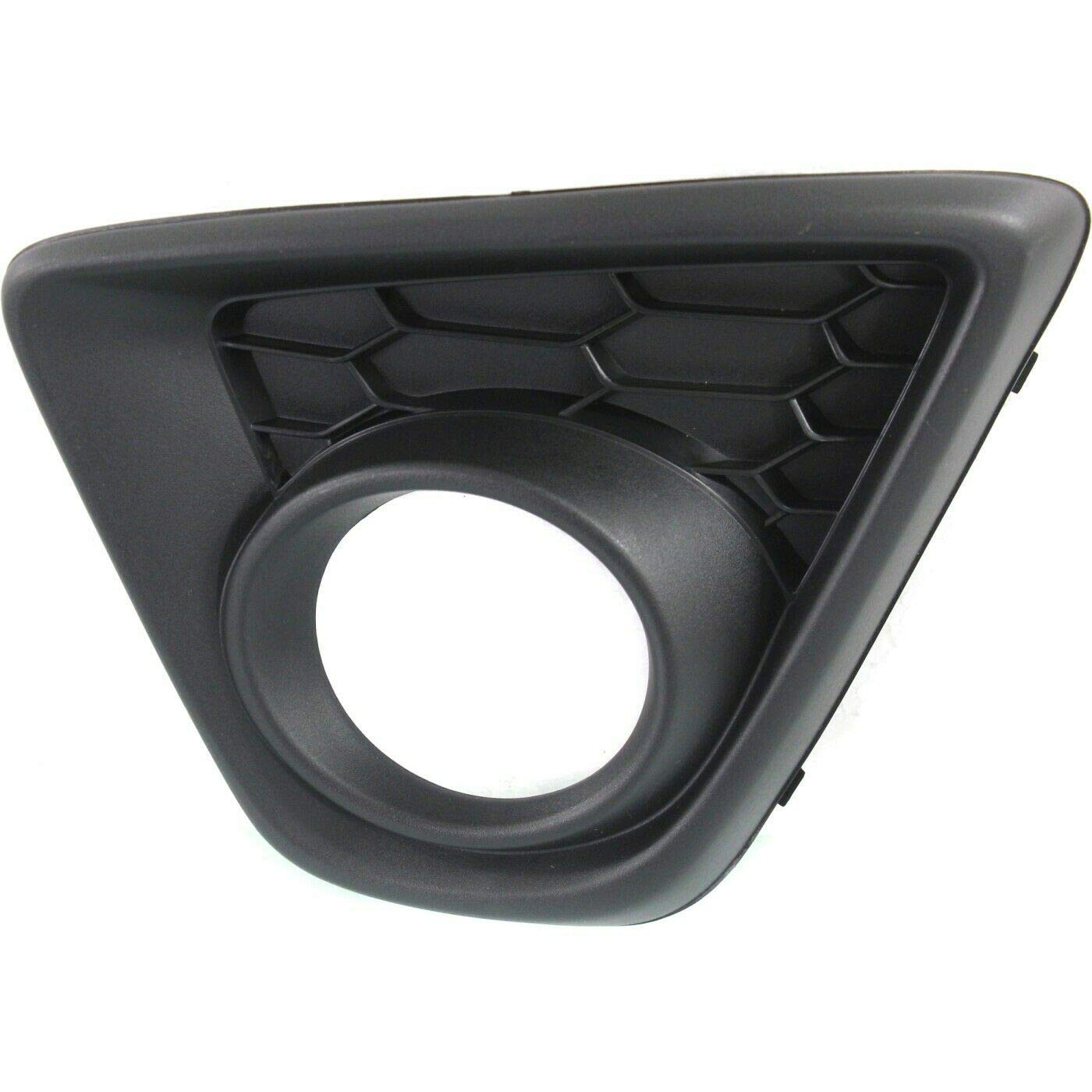 DAT AUTO PARTS Front Left Driver Side Bumper Insert Fog Light Bezel Molding Cover Grille Trim Replacement for 2013-2015 Mazda CX-5 Black Textured P...