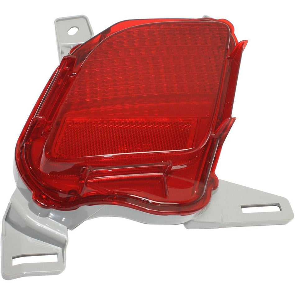 DAT AUTO PARTS Rear Left Driver Side Bumper Cover Reflector Replacement For 2014 - 2019 Toyota Highlander / Highlander Hybrid Red Lens TO1184108 95...
