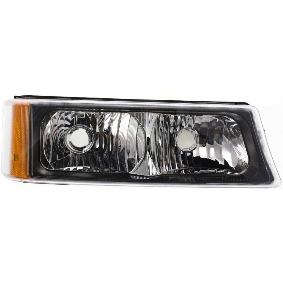 DAT AUTO PARTS Front Right Passenger Side Corner Park Light Turn Signal Lamp Lens Without Cladding Replacement For 2003 - 2006 Chevrolet Avalanche ...