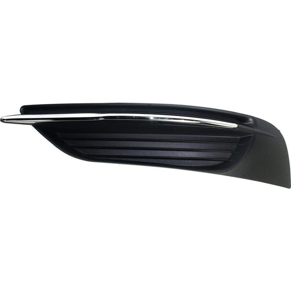 DAT AUTO PARTS Front Left Driver Side Bumper Fog Light Lamp Hole Cover Trim Replacement for 2011-2014 Chrysler 200 Sedan & Convertible Black Textur...