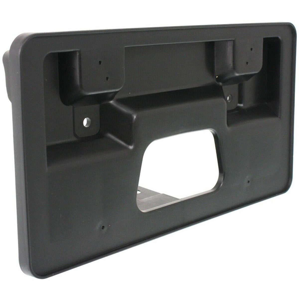 DAT AUTO PARTS Front Bumper License Plate Frame Tag Mounting Bracket Holder Replacement for 2007 - 2009 Honda CR-V Black Textured Plastic HO1068105...