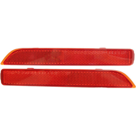 DAT AUTO PARTS Rear Right Passenger & Left Driver Side Pair Back Bumper Cover Reflector Insert Lamp Marker Light Set Of 2 Replacement For 2017-2024...