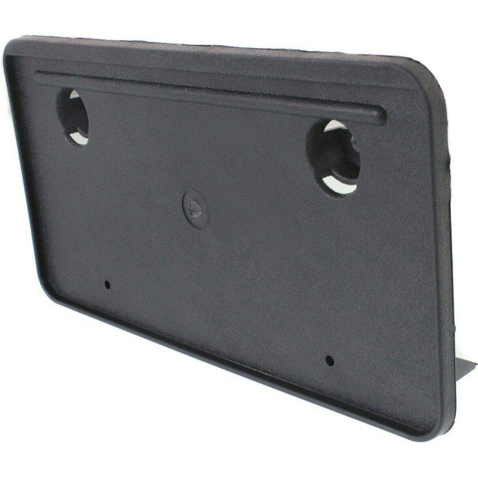 DAT AUTO PARTS Front Bumper License Plate Frame Tag Mounting Bracket Holder Replacement for 1995 - 1998 Ford Explorer Black Textured Plastic FO1068...