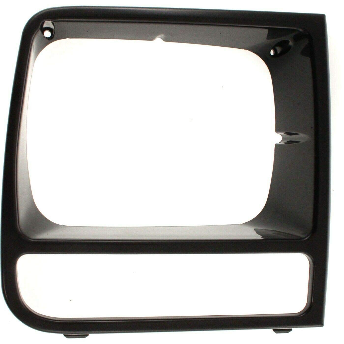 DAT AUTO PARTS Front Right Passenger Side Head Light Headlight Door Molding Insert Headlamp Bezel Cover Grille Trim Replacement For 1997 - 2001 Jee...