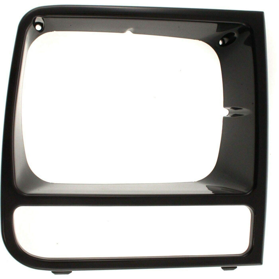 DAT AUTO PARTS Front Right Passenger Side Head Light Headlight Door Molding Insert Headlamp Bezel Cover Grille Trim Replacement For 1997 - 2001 Jee...