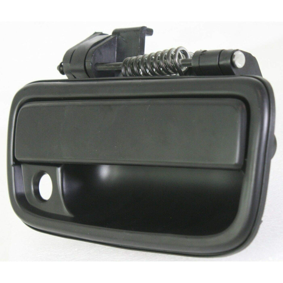 Outside Front Right Passenger Side Exterior Door Handle Fits 1995-2004 Toyota Tacoma 2WD 4WD Black Smooth Paint to Match TO1311128