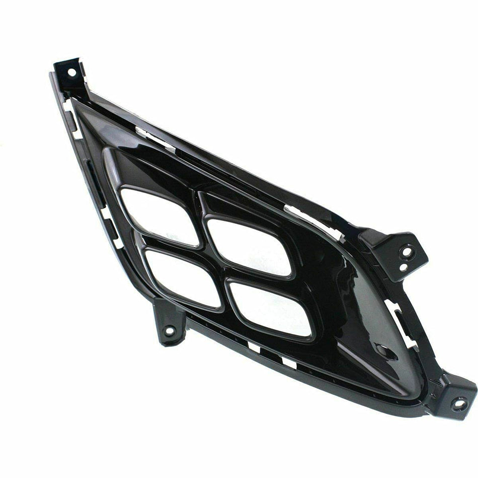 DAT AUTO PARTS Front Right Passenger Side Fog Light Hole Bezel Lamp Trim Molding Bumper Insert Replacement For 2014 2015 Kia Optima With LED Fog Li...