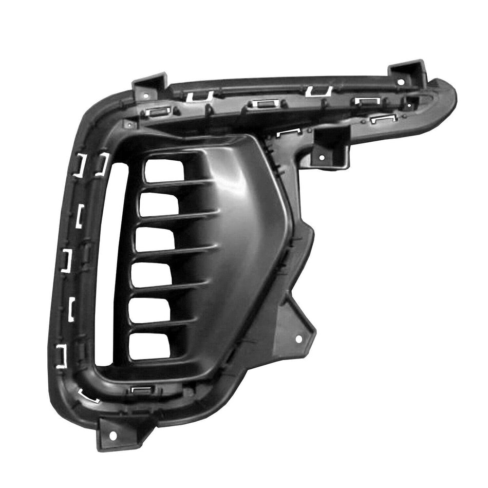 DAT AUTO PARTS Front Right Passenger Side Fog Light Hole Cover Trim Molding Grille Bumper Insert Replacement for 2017-2019 Hyundai Santa Fe Except ...