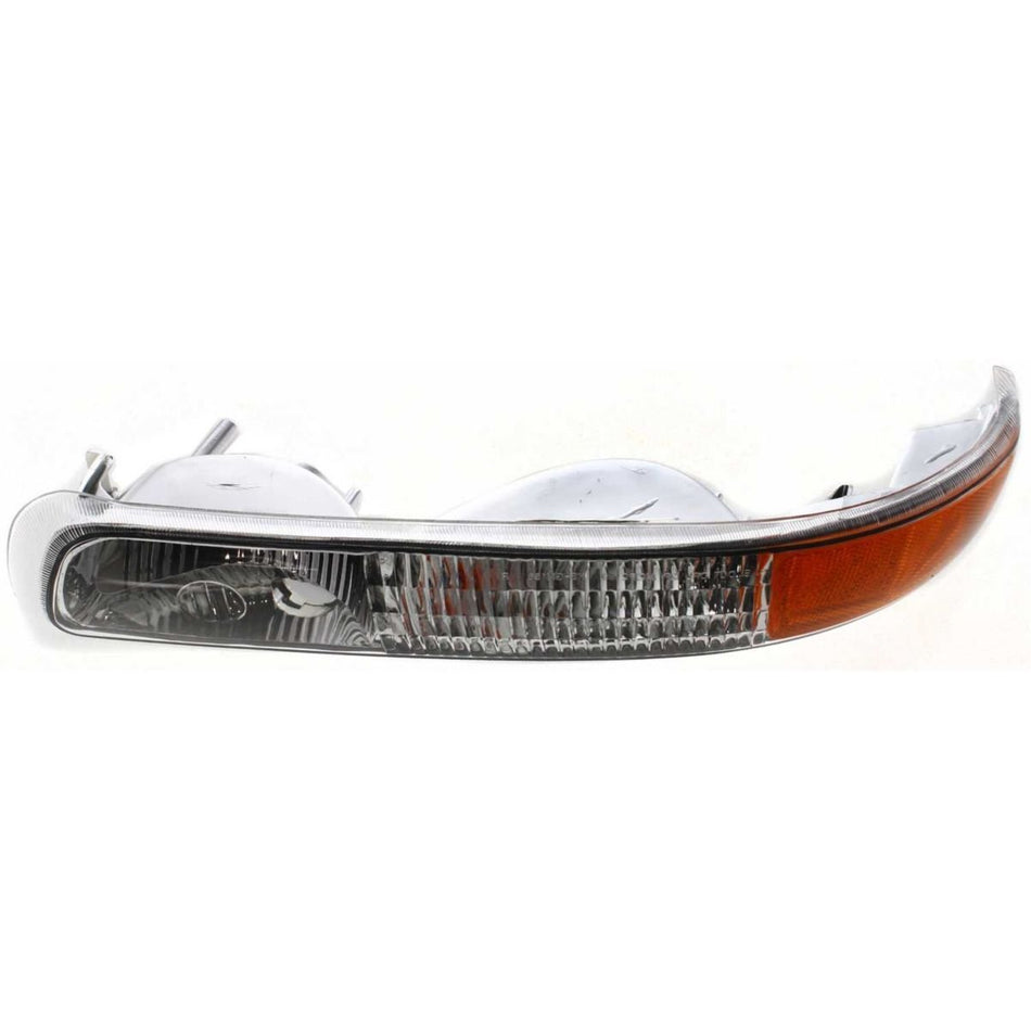 DAT AUTO PARTS Front Left Driver Side Lens Housing with Corner Parking Light Turn Signal Replacement for 1999-2002 Chevrolet Silverado Pickup Truck...