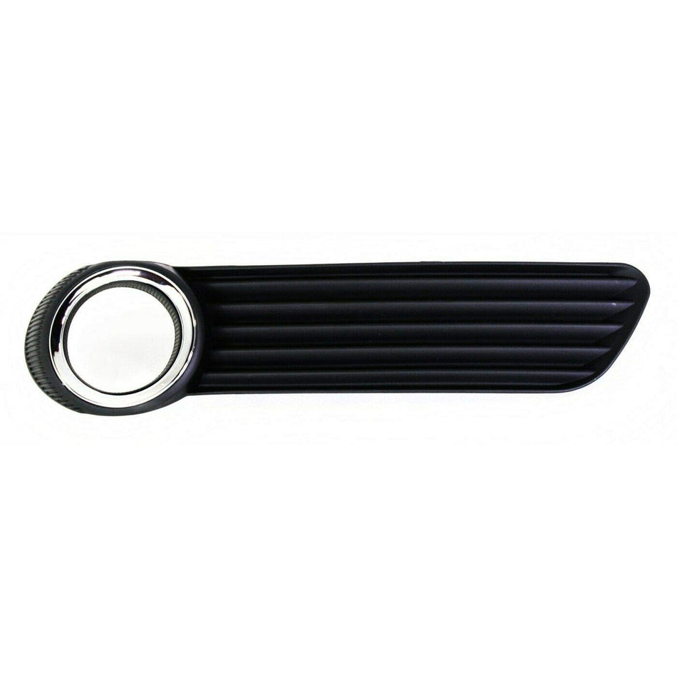 DAT AUTO PARTS Front Left Driver Side Bumper Insert Fog Light Bezel Cover Grille Trim Replacement for 2008-2010 Toyota Avalon Matte-Black with Chro...