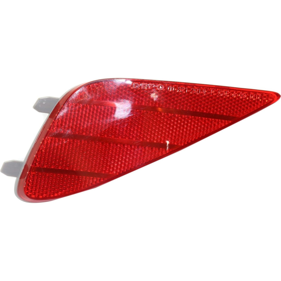 DAT AUTO PARTS Rear Left Driver Side Bumper Light Reflector, Fits 2011-2015 Hyundai Sonata Hybrid & 2014 Hyundai Sonata Gas Only, Plastic Red Lens,...