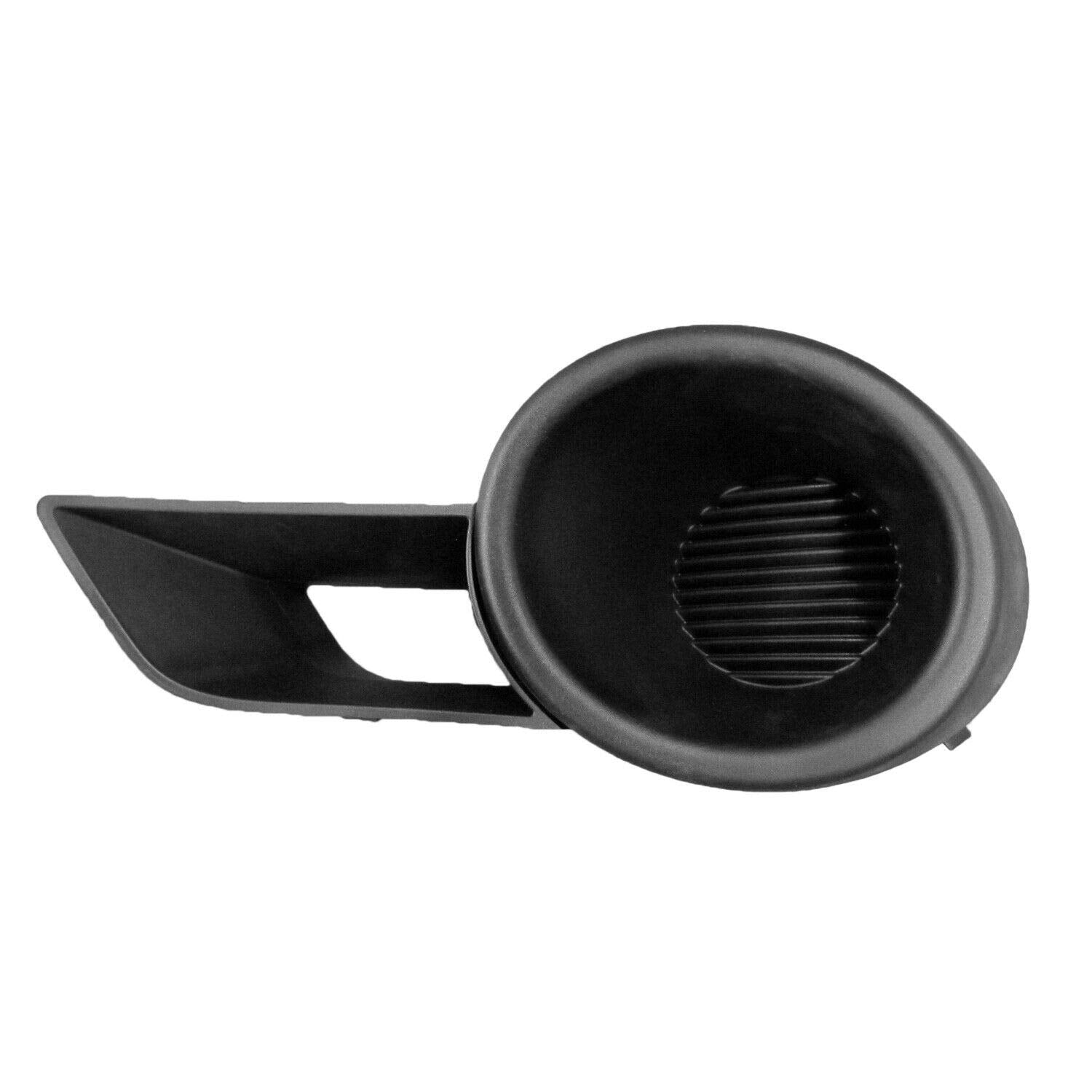 DAT AUTO PARTS Front Left Driver Side Fog Light Cover Replacement for 08-10 Toyota Highlander Black Textured TO1038179 814820E060