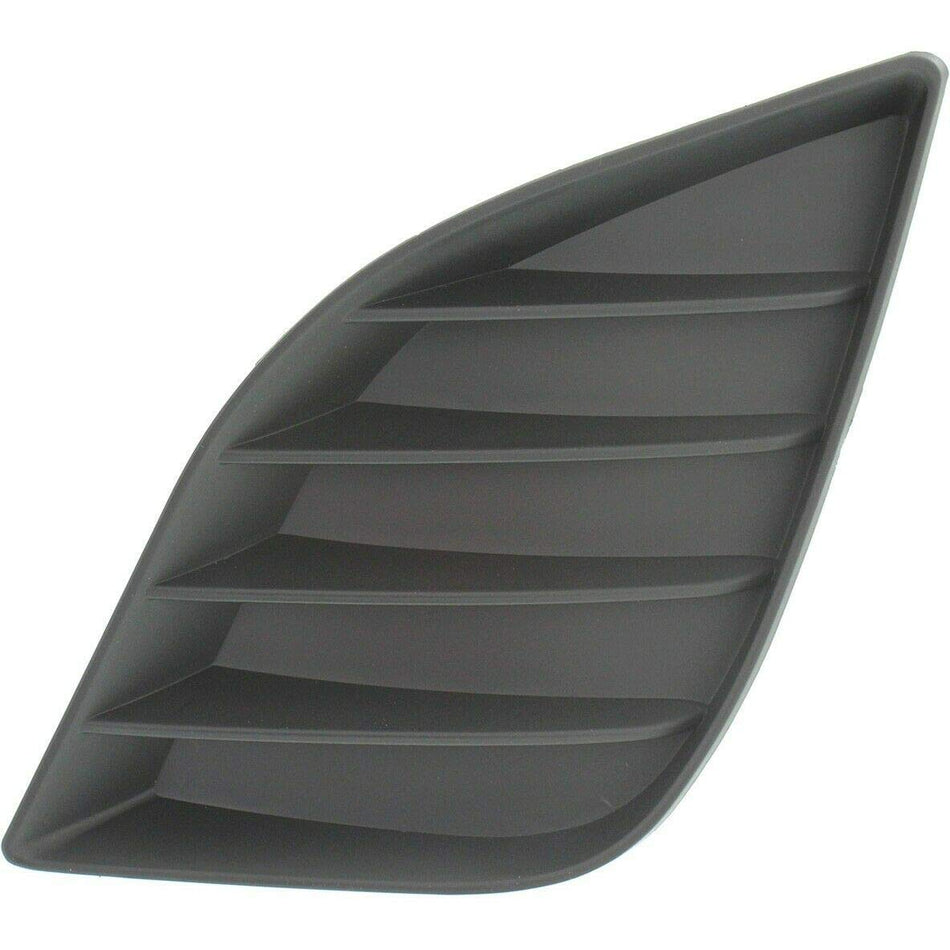 DAT AUTO PARTS Front Right Passenger Side Bumper Fog Light Lamp Hole Cover Grille Molding Trim Replacement For 2014 - 2016 Toyota Corolla Black Tex...