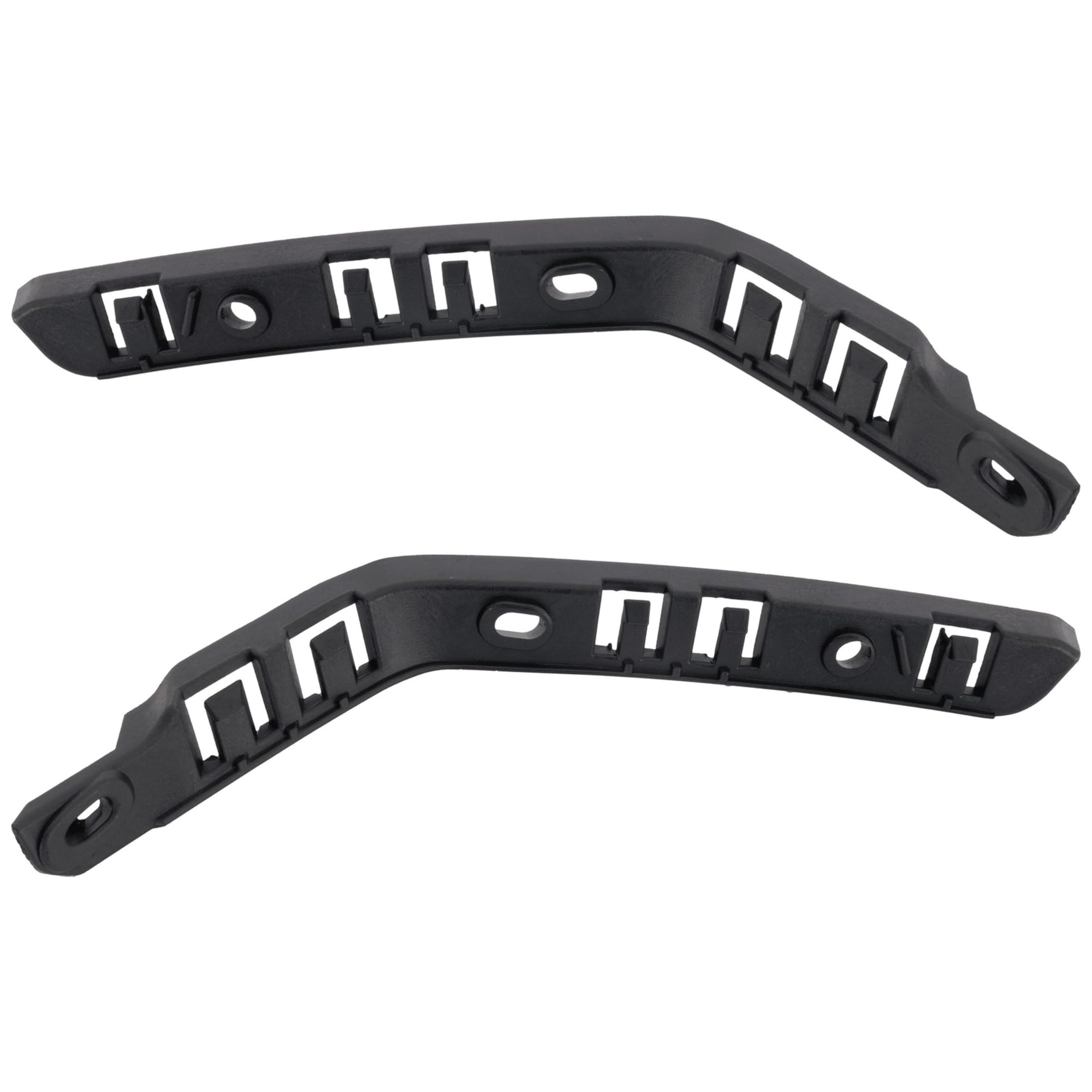 DAT AUTO PARTS Front Left Driver & Right Passenger Side, SET OF 2, Bumper Cover Support Bracket, For 2013-2017 Buick Enclave, Black Textured Plasti...