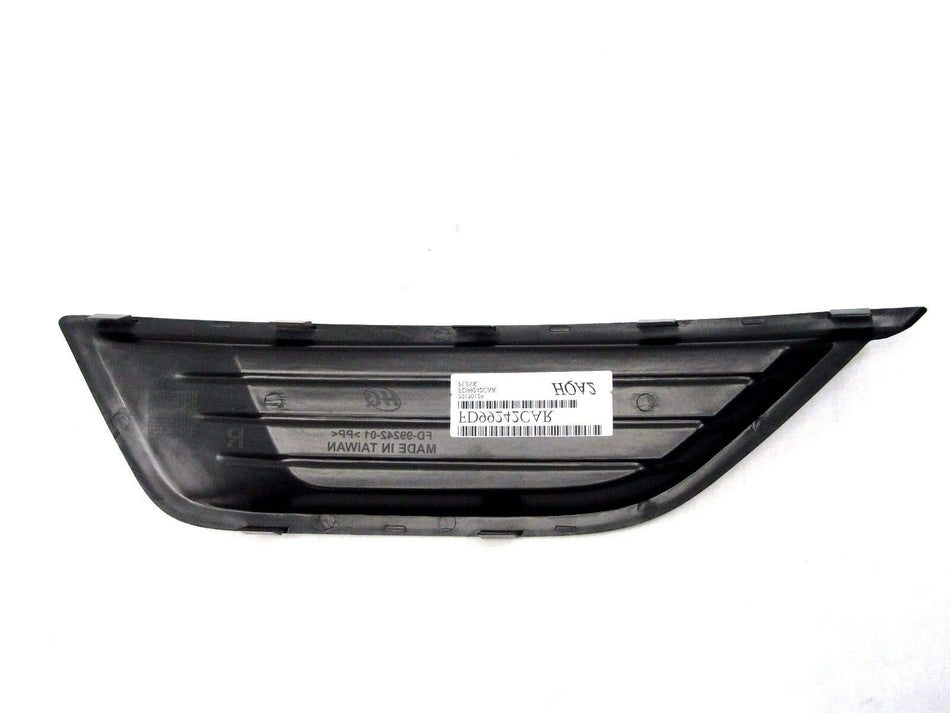 DAT AUTO PARTS Front Left Driver Side Fog Light Hole Cover Trim Molding Bumper Insert Replacement For 2013-2019 Ford Taurus SE Models Black Texture...