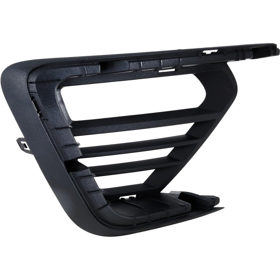 Front Right Side Bumper Cover Molding Bezel, Fits 2018-2021 Ford Expedition & Expedition Max Models, With Outer Molding Slots, Textured Black Plast...
