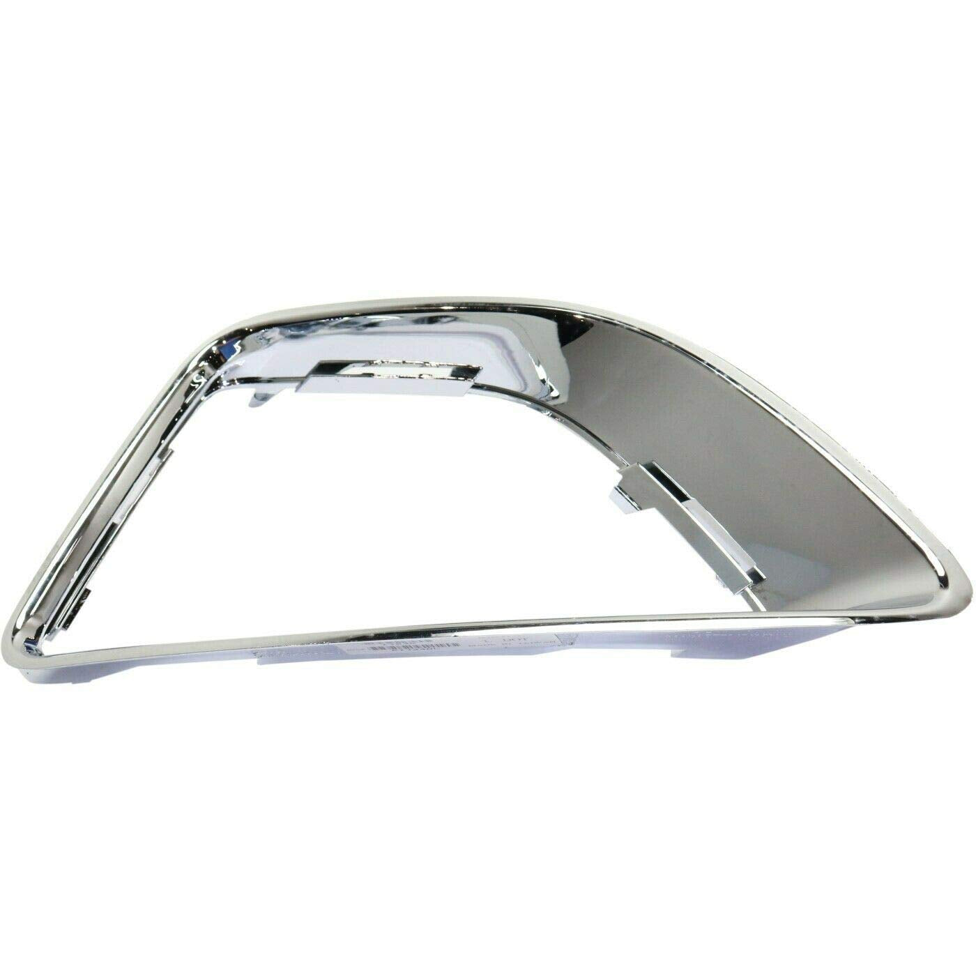 DAT AUTO PARTS Front Left Driver Side Fog Light Bezel Trim Ring Molding Replacement For 2010 2011 2012 Ford Fusion SEL/Sport/Hybrid Silver Chrome S...