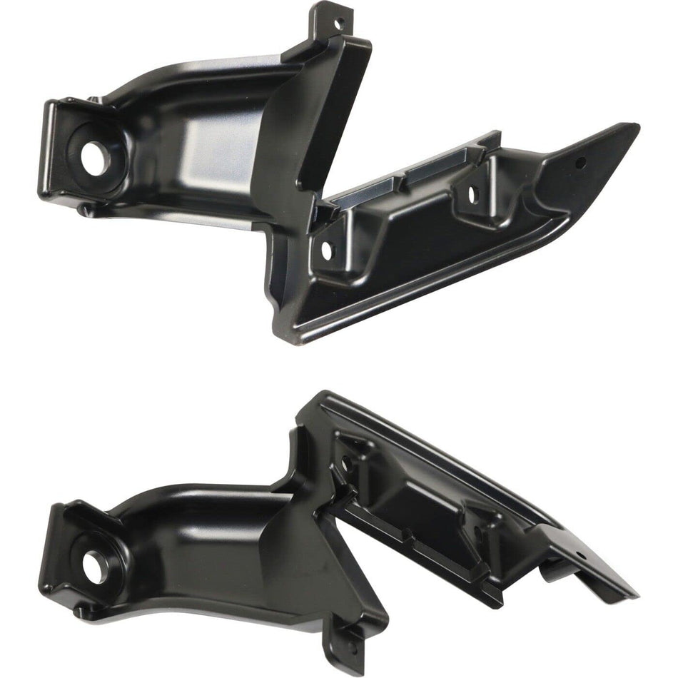 Front Left Driver & Right Passenger Side Set Of 2 Grille Upper Support Mounting Bracket Retainer Reinforcement Replacement for 2009-2011 Honda Civi...