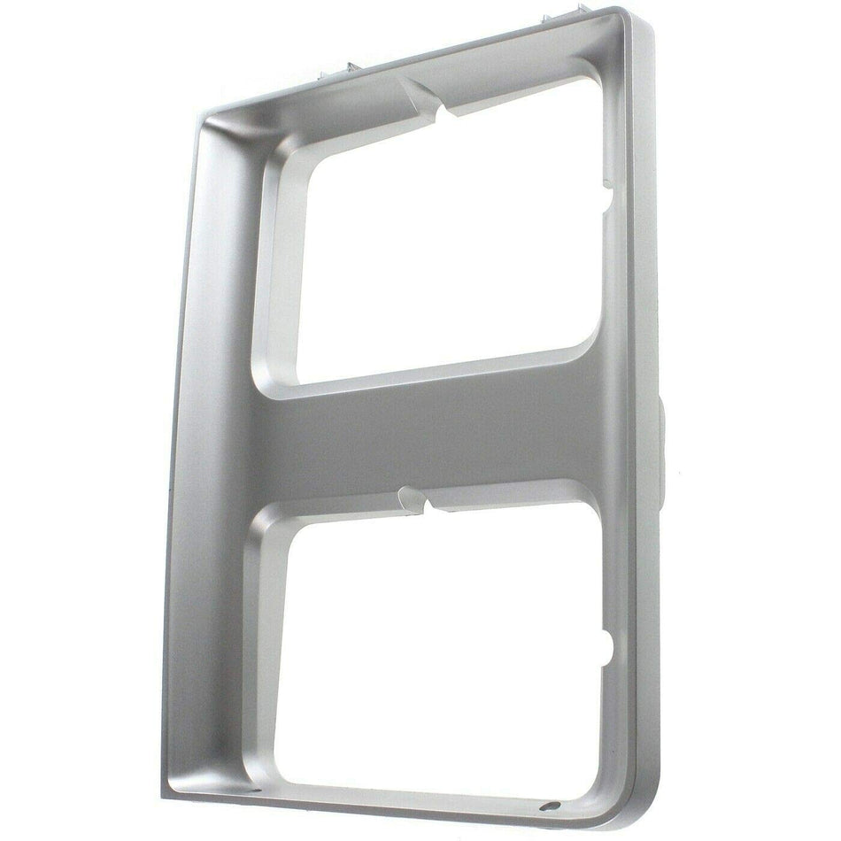 DAT AUTO PARTS Front Left Driver Side Dual Head Light Door Molding Insert Headlight Bezel Lamp Cover Grille Trim Replacement for 1985-1988 GMC Subu...