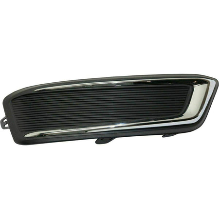 DAT AUTO PARTS Front Left Driver Running Light Cover Fog Lamp Hole Grille Molding Bumper Insert Replacement For 2014-2020 Chevrolet Impala Black Te...