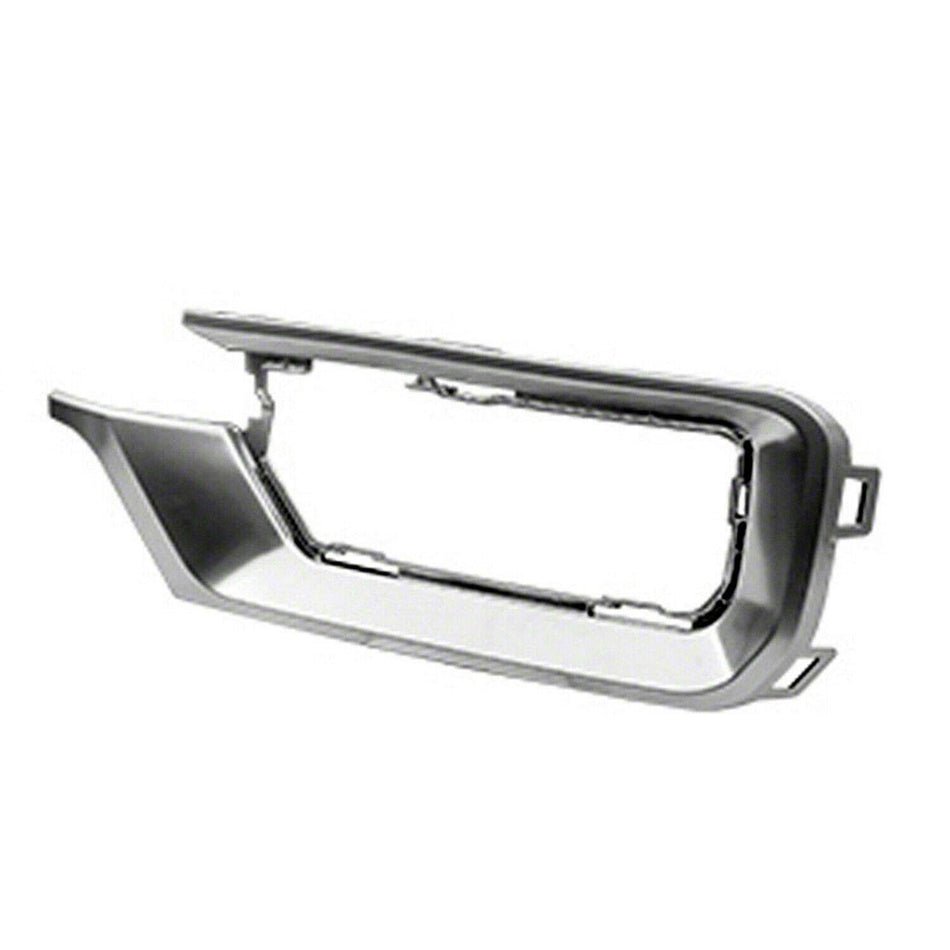 DAT AUTO PARTS Front Left Driver Side Fog Light Outer Trim Bezel Molding Bumper Insert Replacement For 2013 2014 2015 2016 GMC Acadia Satin Silver ...