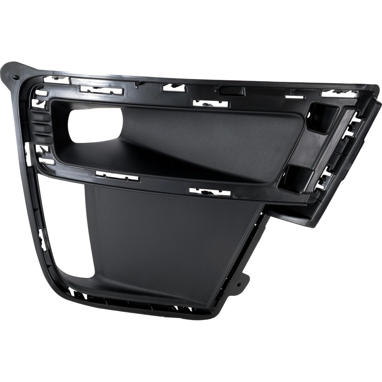 Front Passenger Side Bumper Cover Molding Bezel, Fits 2022-2024 Ford Expedition and Expedition Max, As OEM Will Not Include Trim Molding, Black Pla...