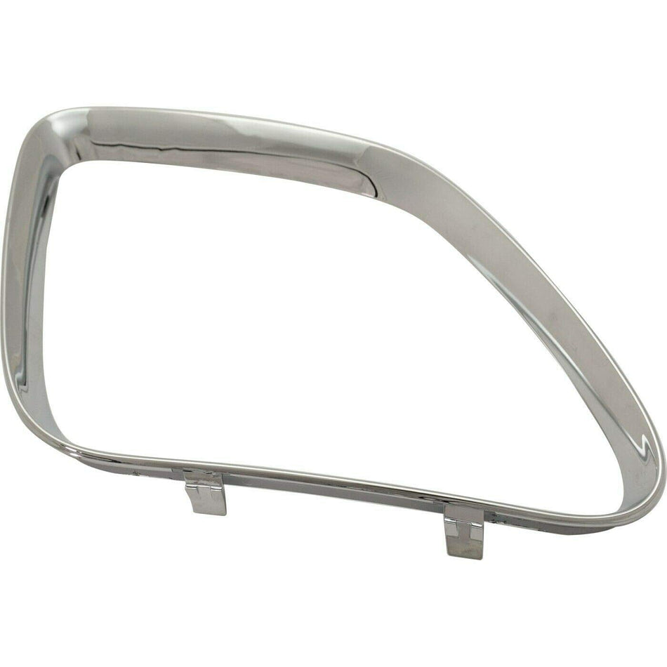 DAT AUTO PARTS Front Left Driver Side Grille Molding Trim Cover Replacement For 2005-2009 Pontiac G6 Base Model Silver Chrome GM1200542 15221711