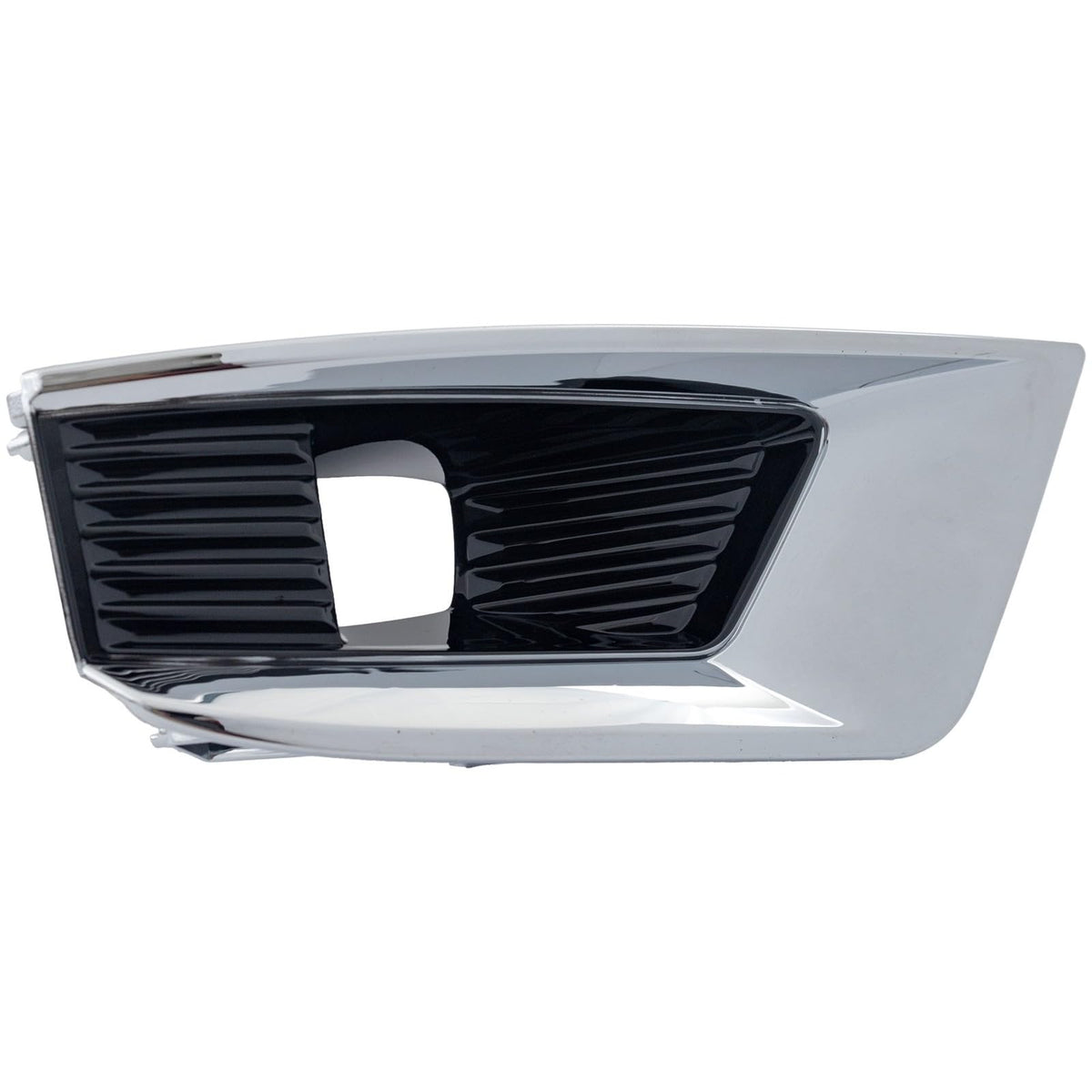DAT AUTO PARTS Front Right Passenger Side Bumper Cover Molding Bezel, Fits 2021-2024 Nissan Armada, Made of Plastic, Gloss Black With Chrome Trim, ...