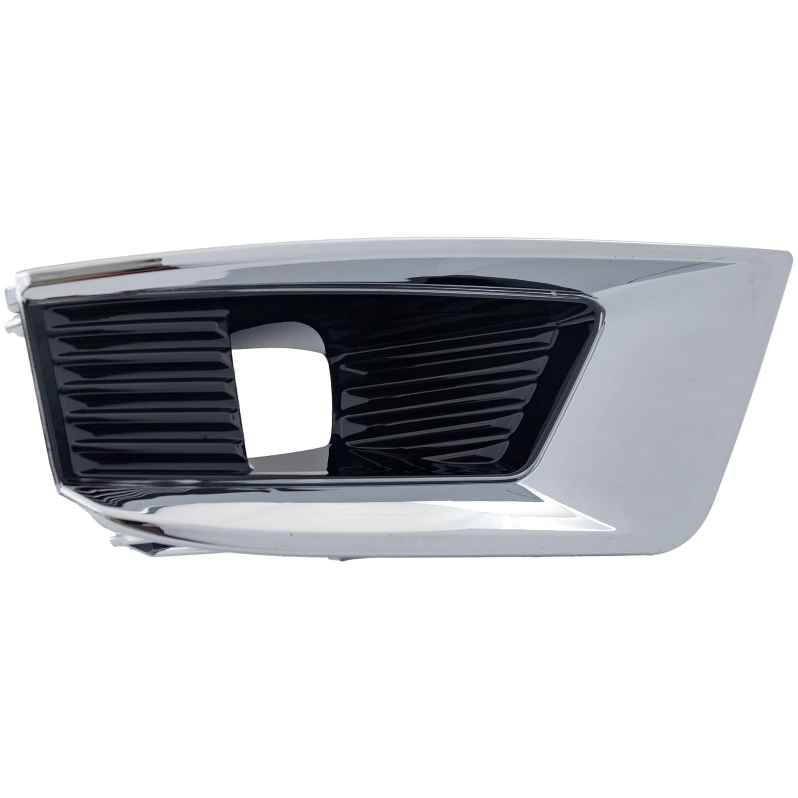 DAT AUTO PARTS Front Right Passenger Side Bumper Cover Molding Bezel, Fits 2021-2024 Nissan Armada, Made of Plastic, Gloss Black With Chrome Trim, ...