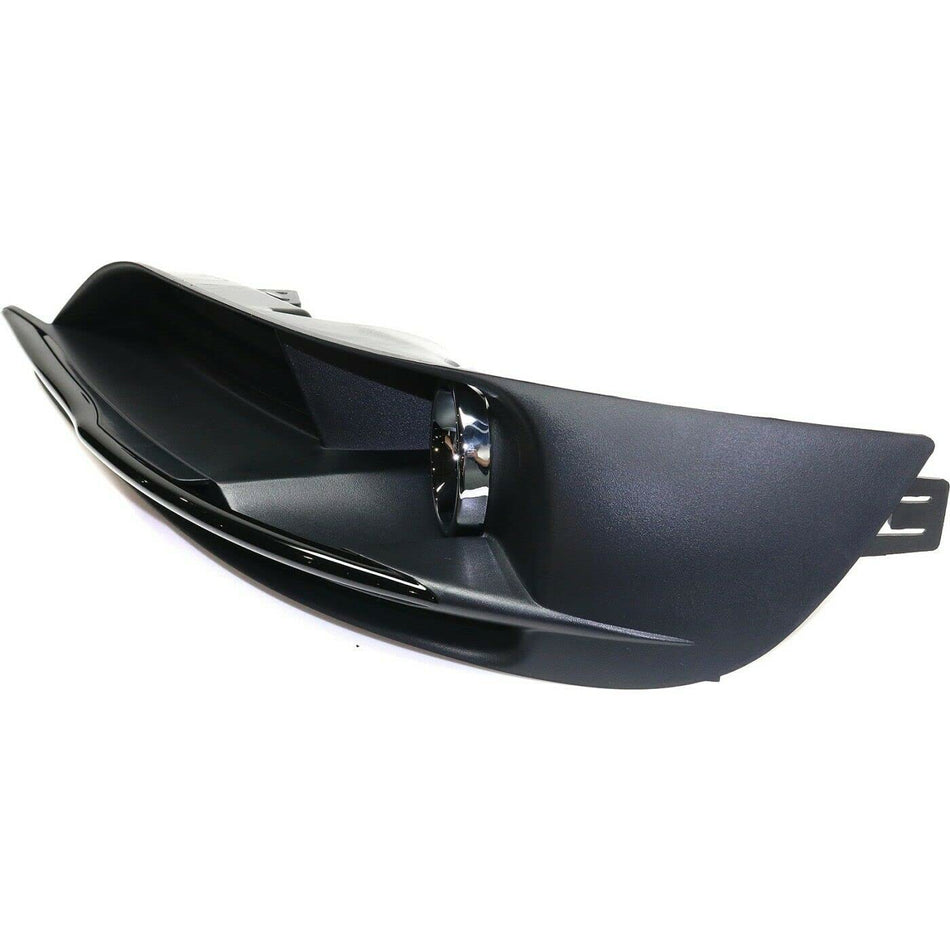 DAT AUTO PARTS Front Right Passenger Side Fog Light Cover Bezel Insert Replacement for 2011-2014 Chrysler 200 Sedan & Convertible Black Textured Pl...