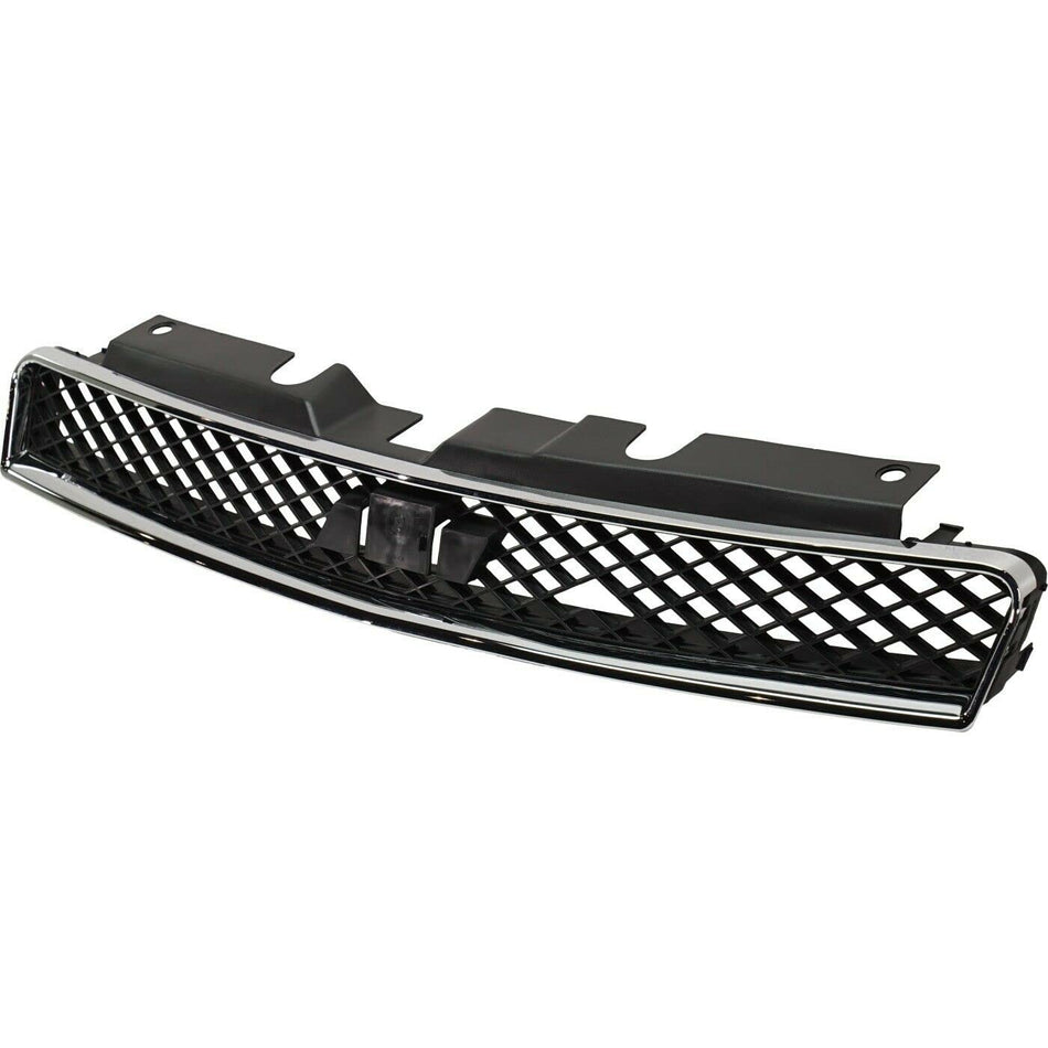 DAT AUTO PARTS Front Bumper Grille Grill Assembly Insert Panel Replacement for 2006-2016 Chevrolet Impala 2006-2007 Monte Carlo Chrome and Dark Gra...