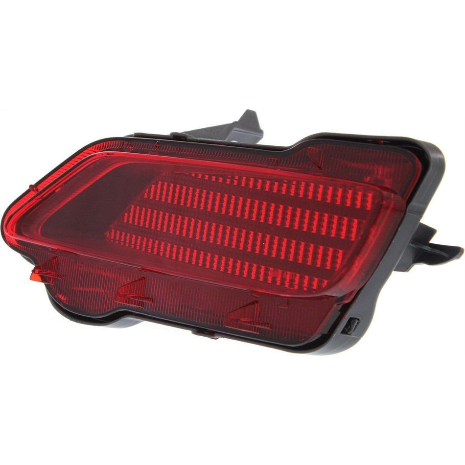 Rear Passenger Side Bumper Reflector Fits 2013-2015 Toyota RAV4 2013-2015 RAV Red Lens TO1185107