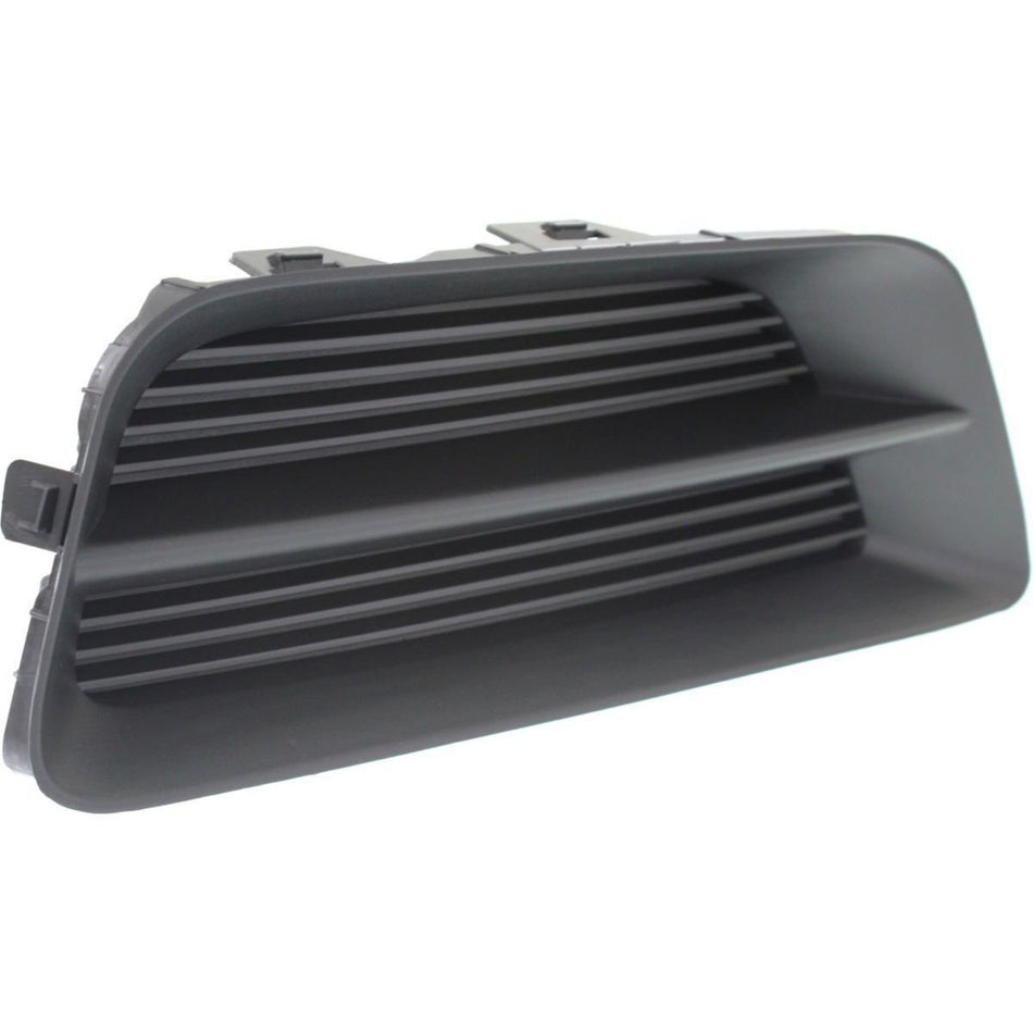 Fog Light Hole Cover Grille Molding Bumper Insert Fits 2013-2015 Honda Accord 4 Door Sedan Black Textured HO1038112 HO1039112
