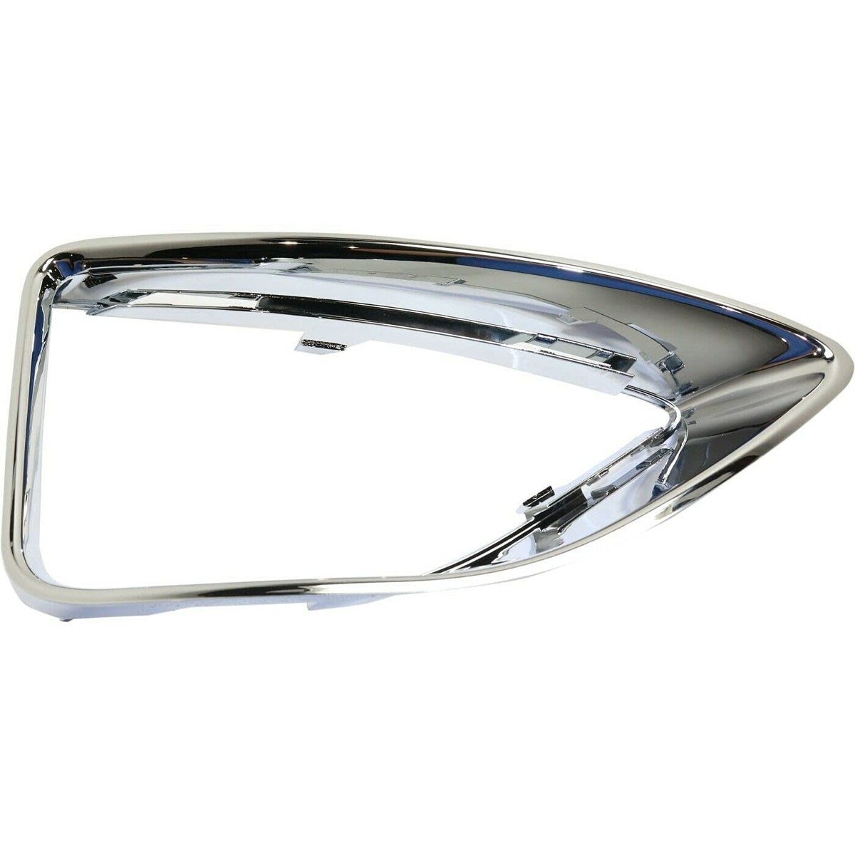 DAT AUTO PARTS Front Right Passenger Side Fog Light Bezel Trim Ring Molding Replacement For 2010 2011 2012 Ford Fusion SEL/Sport/Hybrid Silver Chro...