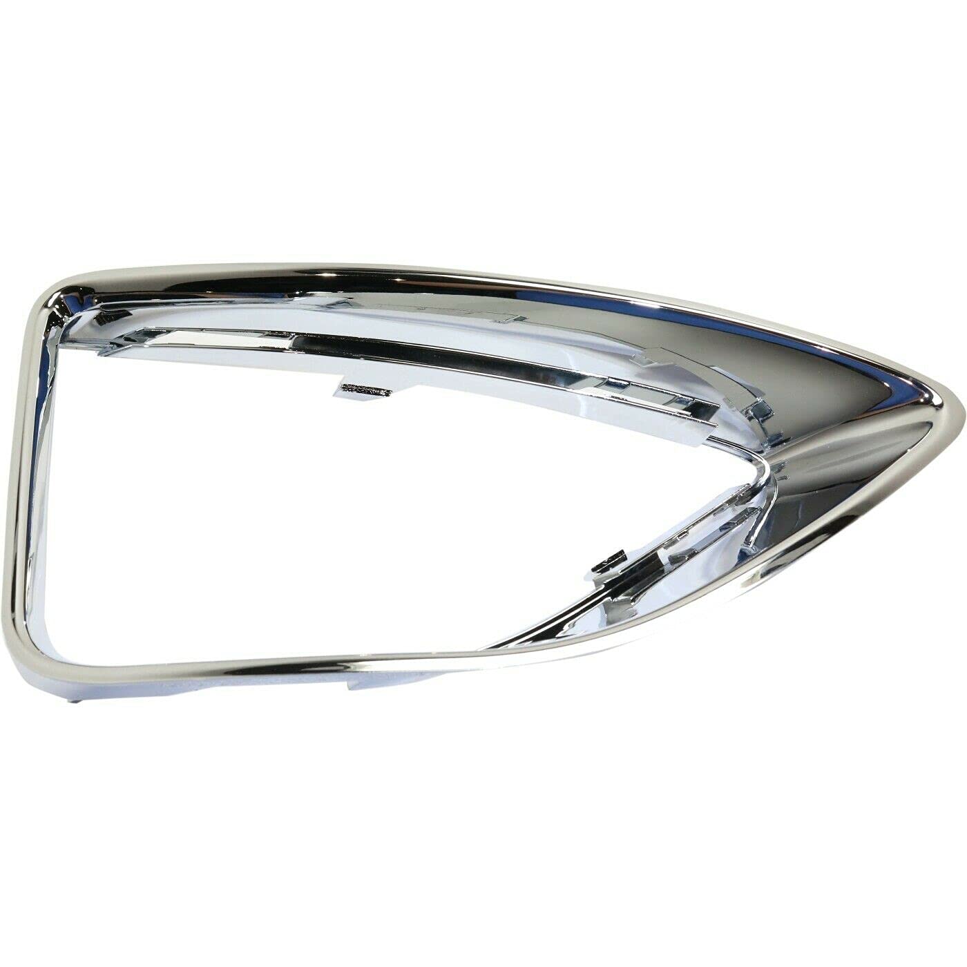 DAT AUTO PARTS Front Right Passenger Side Fog Light Bezel Trim Ring Molding Replacement For 2010 2011 2012 Ford Fusion SEL/Sport/Hybrid Silver Chro...