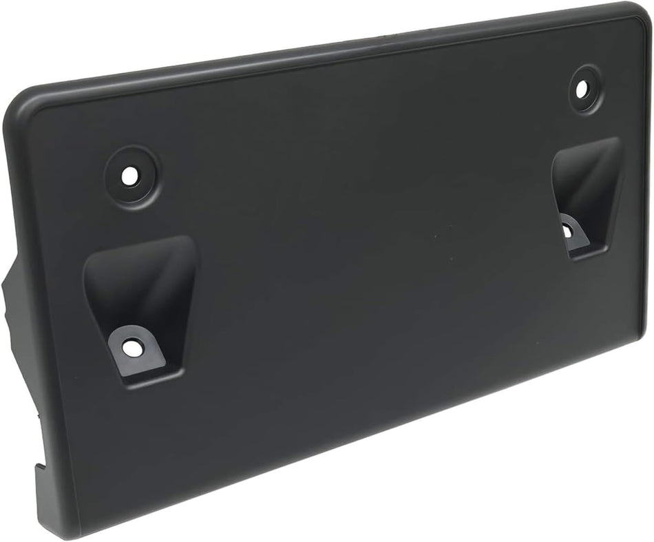 DAT AUTO PARTS Front Bumper License Plate Bracket Frame Tag Mounting Holder, For 2024-2025 Volkswagen Atlas Cross Sport R-Line, Black Textured Fini...