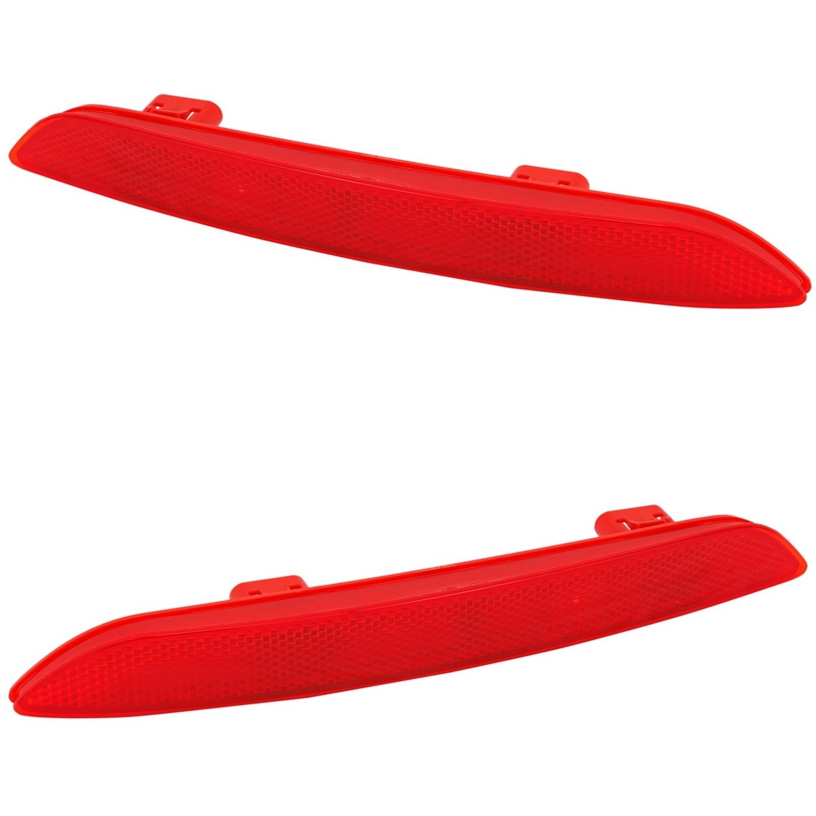 Rear Driver & Passenger Side, SET OF 2, Bumper Reflector, Fits 2022–2026 Honda Civic Hatchback & 2025–2026 Honda Civic Hybrid, Plastic Red Lense, H...