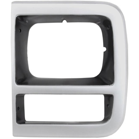 DAT AUTO PARTS Front Left Driver Side HeadLight Door Grille Insert Bezel Trim, For 1992-1996 Chevrolet G10, and GMC Van Fullsize, With Single Head ...