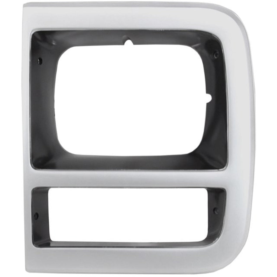 DAT AUTO PARTS Front Left Driver Side HeadLight Door Grille Insert Bezel Trim, For 1992-1996 Chevrolet G10, and GMC Van Fullsize, With Single Head ...