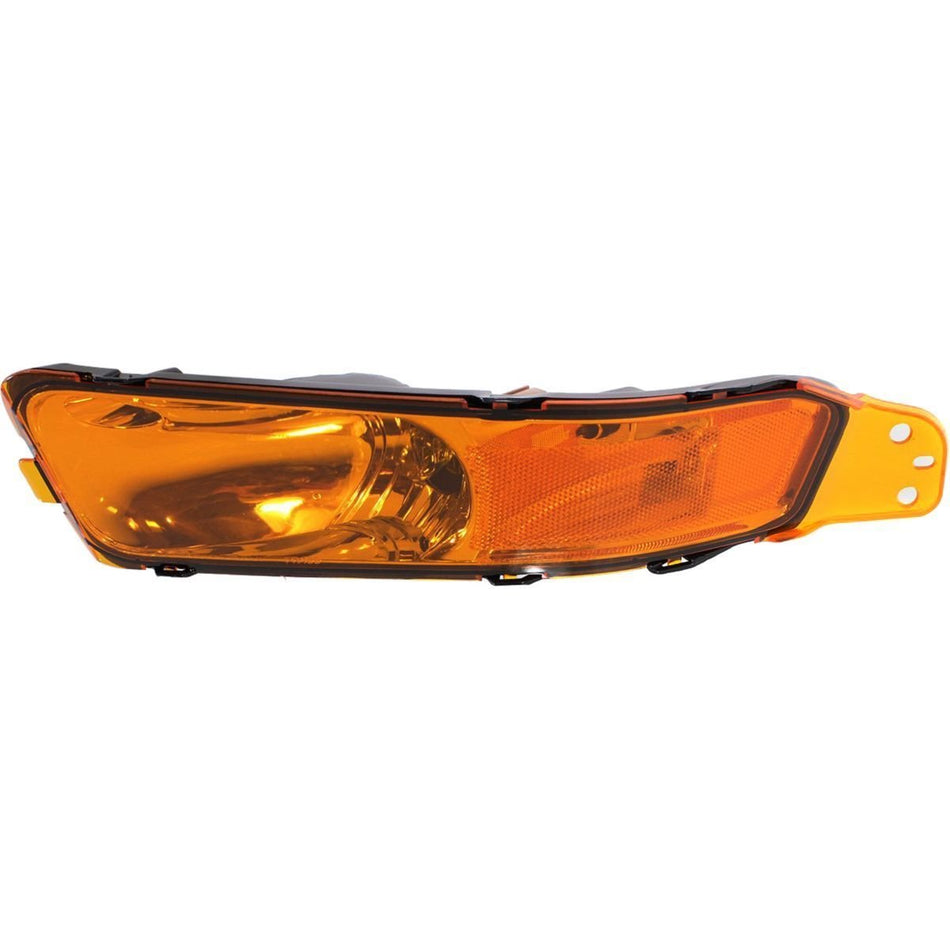 DAT AUTO PARTS Front Left Driver Side Corner Park Signal Lamp Housing Light Replacement For 2005 - 2009 Ford Mustang Amber Lens FO2520180 4R3Z13201AA