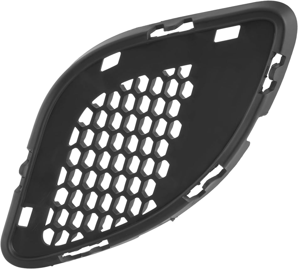 DAT AUTO PARTS Front Left Driver & Right Passenger Set Fog Light Hole Grille Cover Trim Pair Replacement For 2014-2016 Jeep Grand Cherokee SRT-8 Bl...