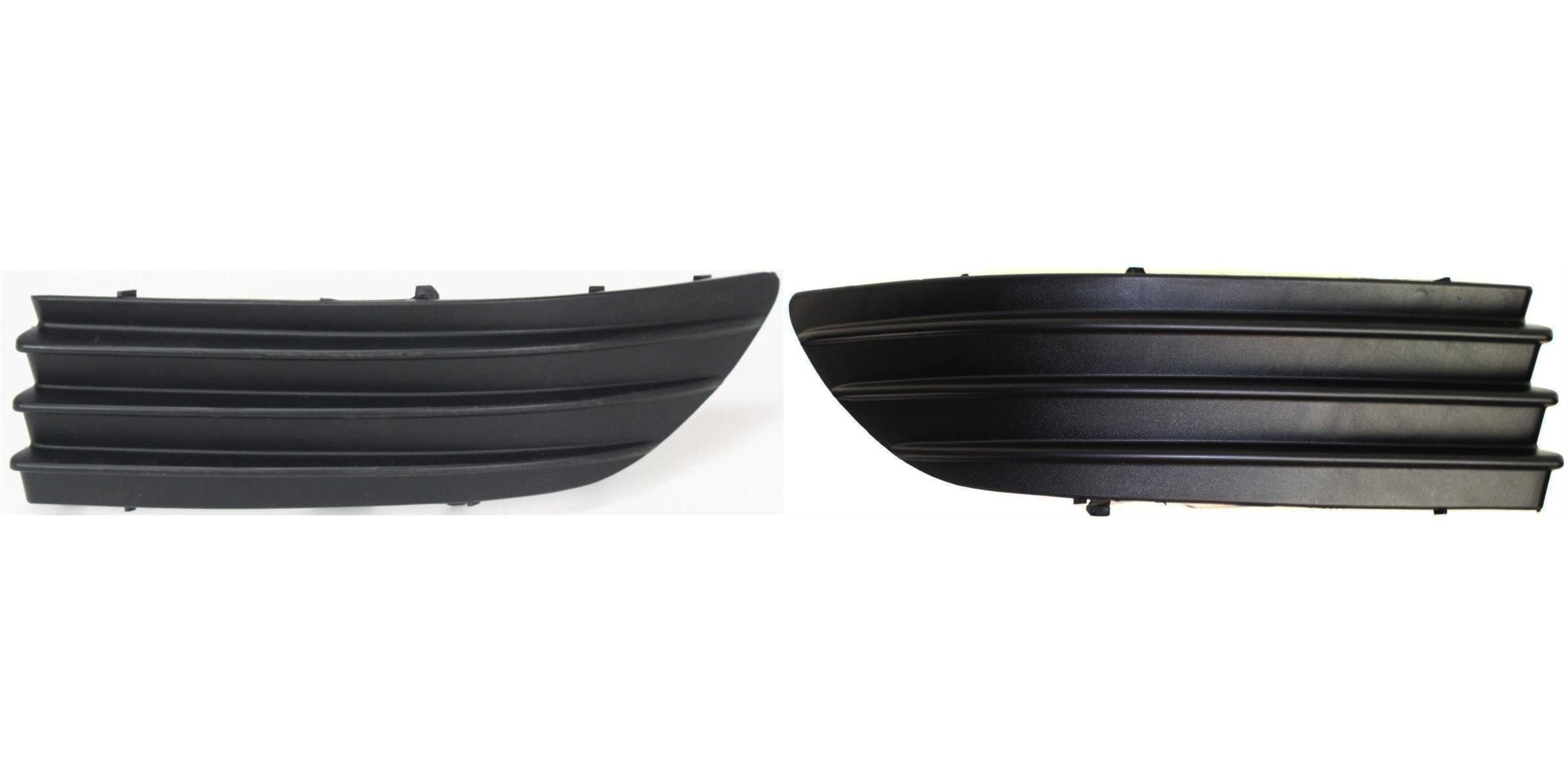 DAT AUTO PARTS Front Left Driver and Right Passenger Side Bumper Cover Grille Set Of 2 Replacement For 2004-2005 Toyota Sienna Matte-Black Textured...