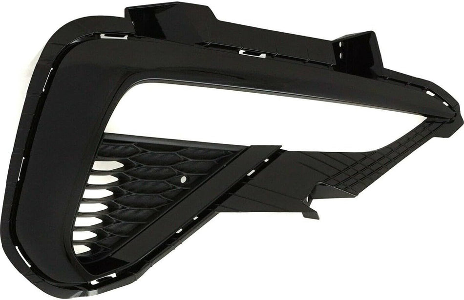 DAT AUTO PARTS Front Right Passenger Side Fog Light Hole Bezel Lamp Cover Grille Trim Molding Bumper Insert Replacement For 2019 2020 Kia Optima Ex...