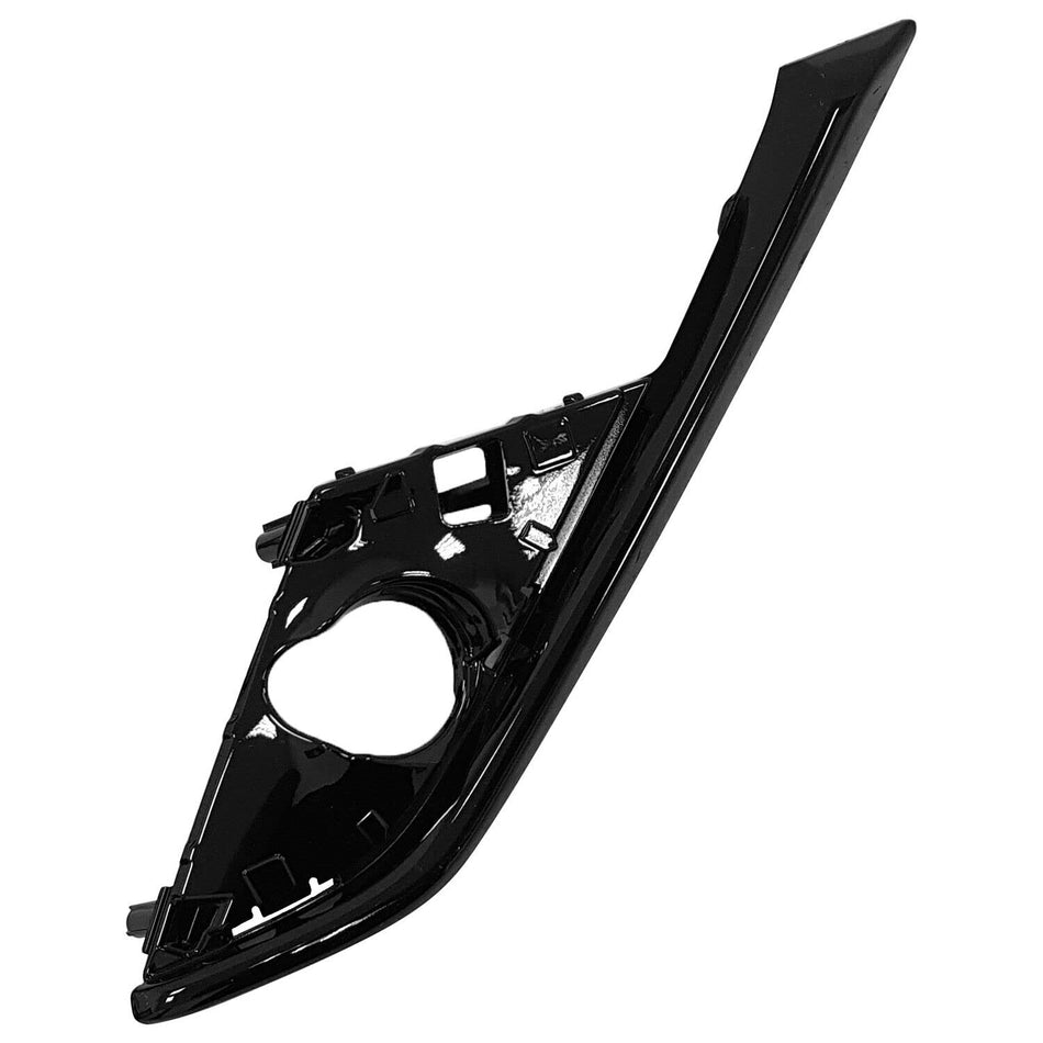 DAT AUTO PARTS Front Right Passenger Side Bumper Cover Fog Light Grille Molding Insert Bezel Trim Replacement For 2019 - 2021 Mazda CX3 Gloss Black...