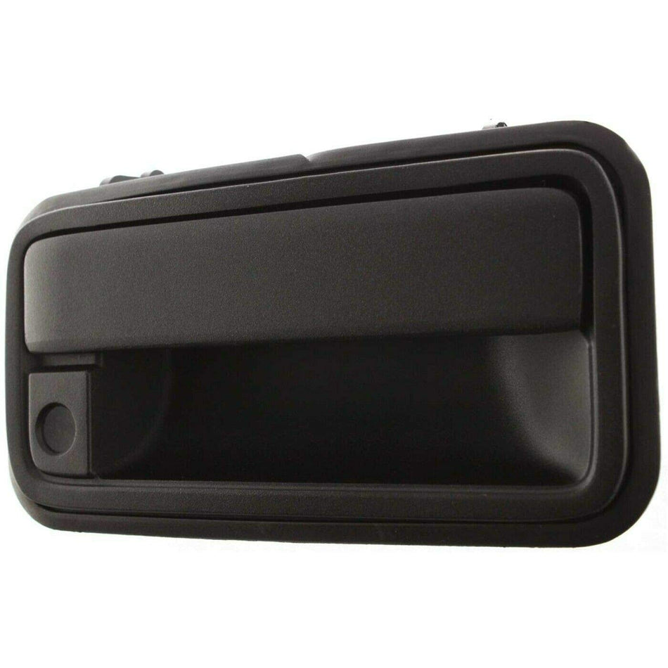 Front Passenger Side Exterior Door Handle Fits 1988-2000 Chevy C1500 C2500 Suburban Blazer GMC Black Smooth GM1311132