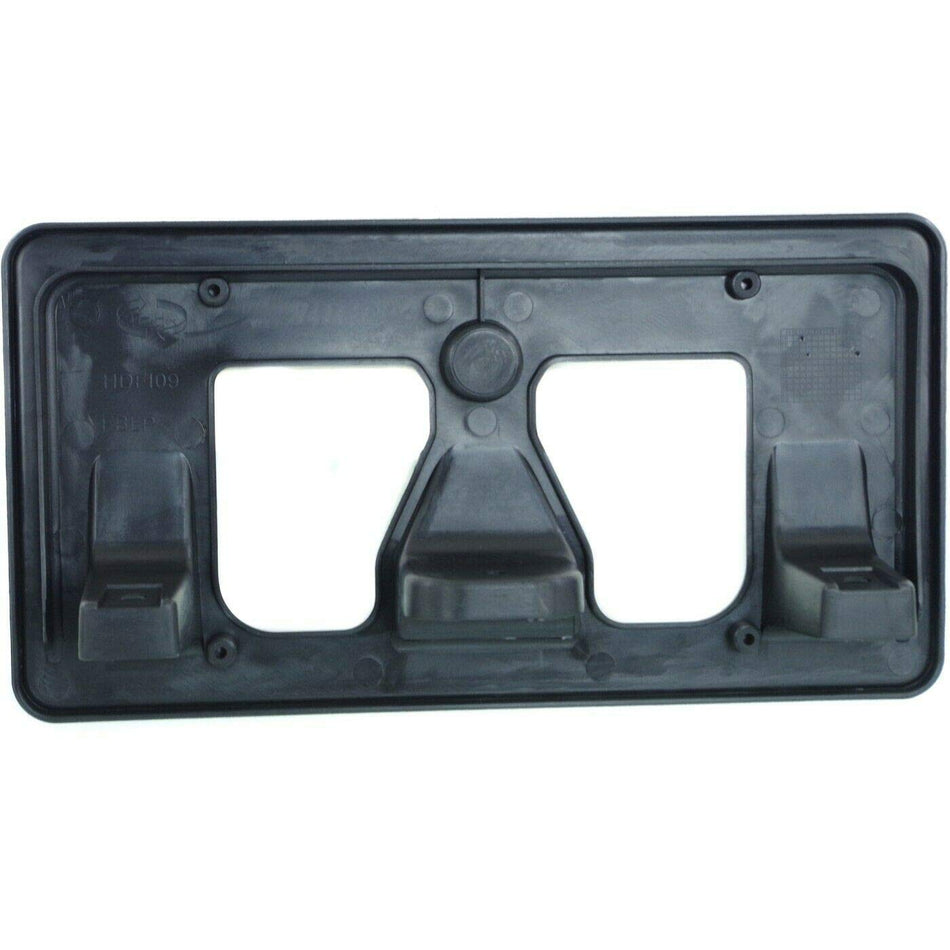 DAT AUTO PARTS Front Bumper License Plate Mounting Bracket Tag Holder Replacement 2009-2014 Honda Fit Black Textured Plastic HO1068106 71145TK6A00